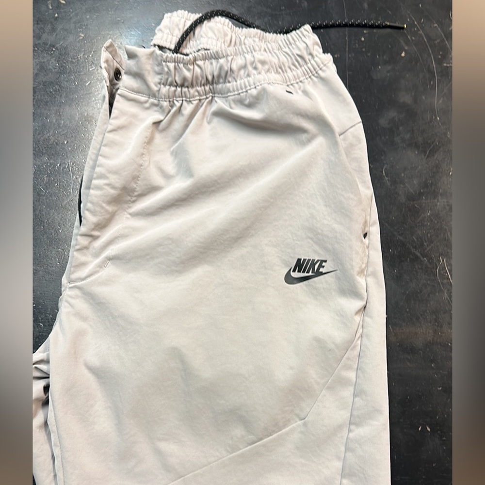 Nike pants. 34 and XL. White pair-$65 tan pair-$40